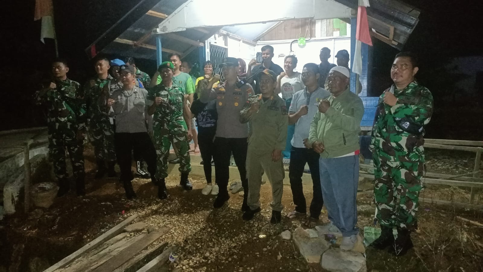 Antisipasi Kebakaran Rumah Kosong di Tabalong, Patroli Gabungan Forkopimca Tanta Ditingkatkan