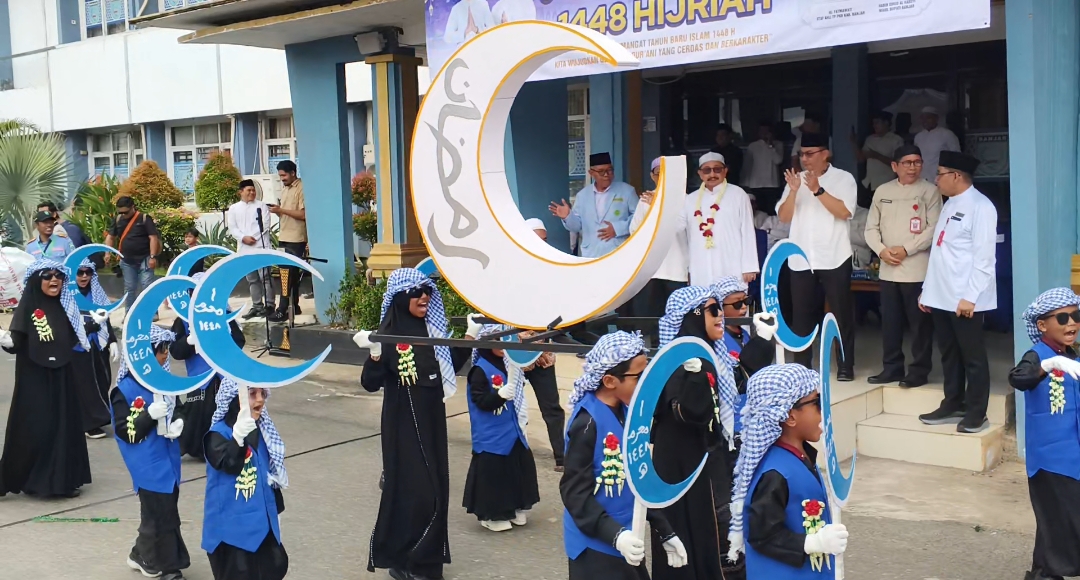 Berangkat Usai Subuh, TPA Al Amin Gambut Pertahankan Juara Pawai Muharam Kabupaten Banjar 2026