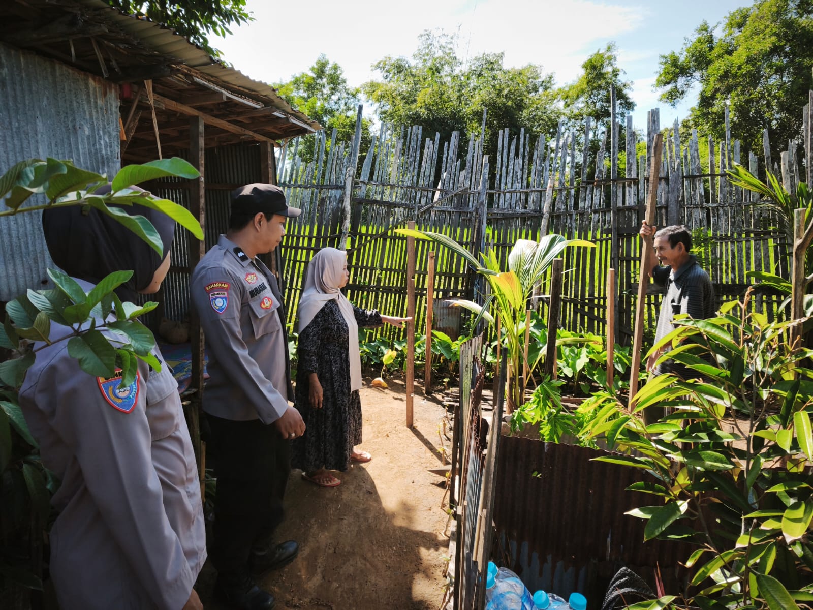 Perkuat Ketahanan Pangan Daerah, Polres Tanah Laut Nilai Pekarangan Pangan Bergizi Warga
