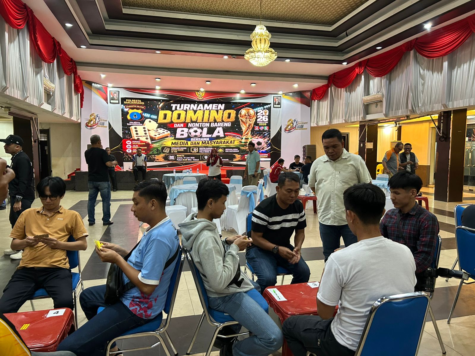 Meriahkan Hari Bhayangkara ke-80, Polresta Banjarmasin Gelar Lomba Domino
