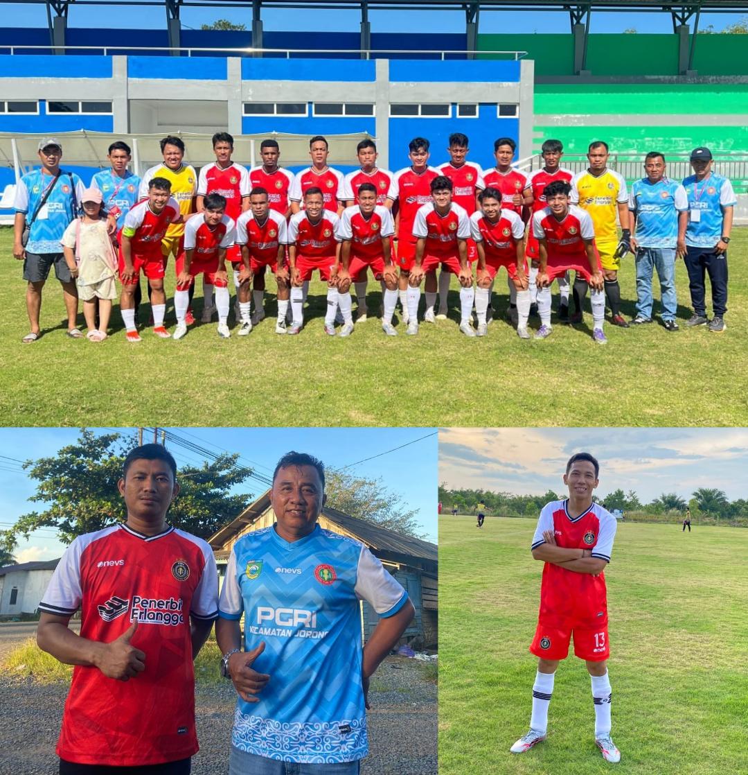 Meriahkan Karang Taruna Cup 2026 Desa Jorong Tanah Laut, Tim Guru PSGJ Libas Karang Rejo FC 5-4