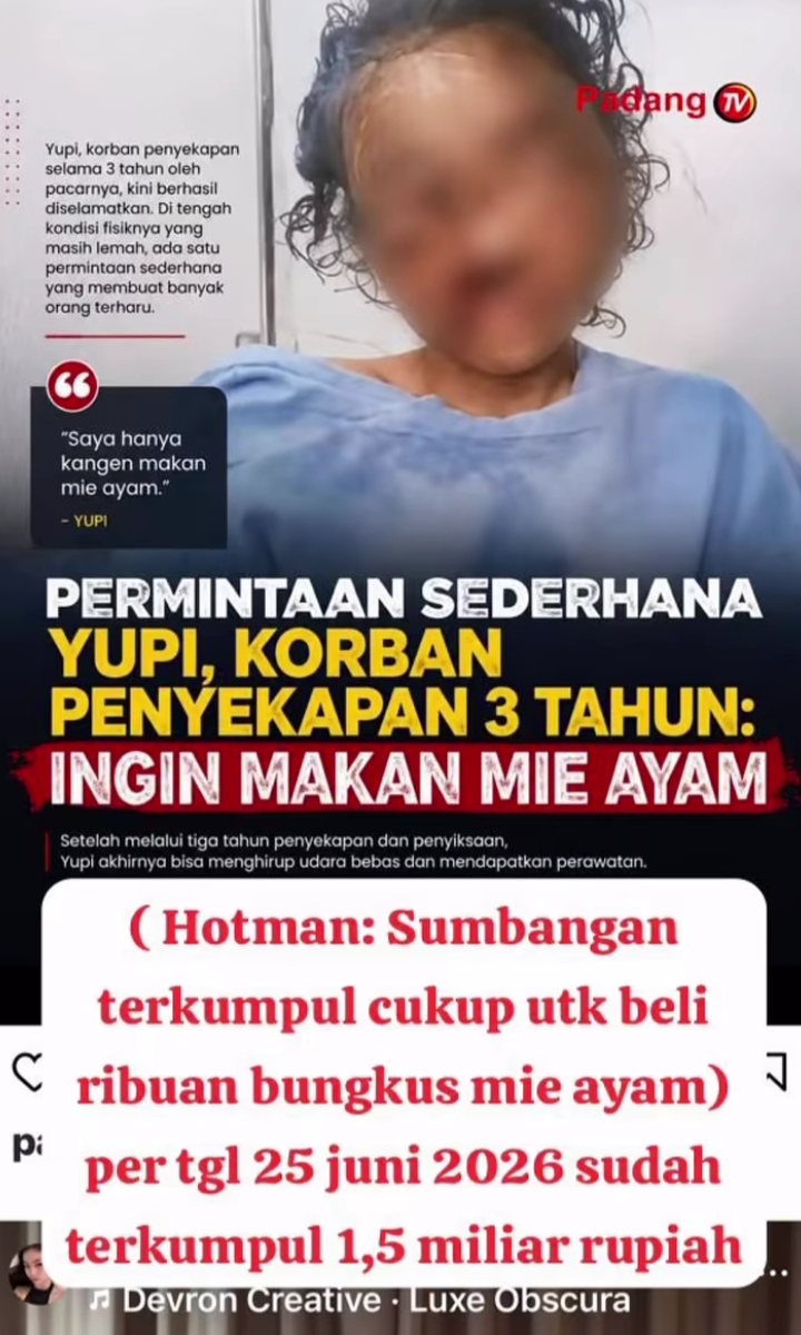 Hotman Paris Galang Dana Rp 1,5 M untuk Belikan YTR Korban Penyekapan Taufik Hidayat Ribuan Bungkus Mi Ayam