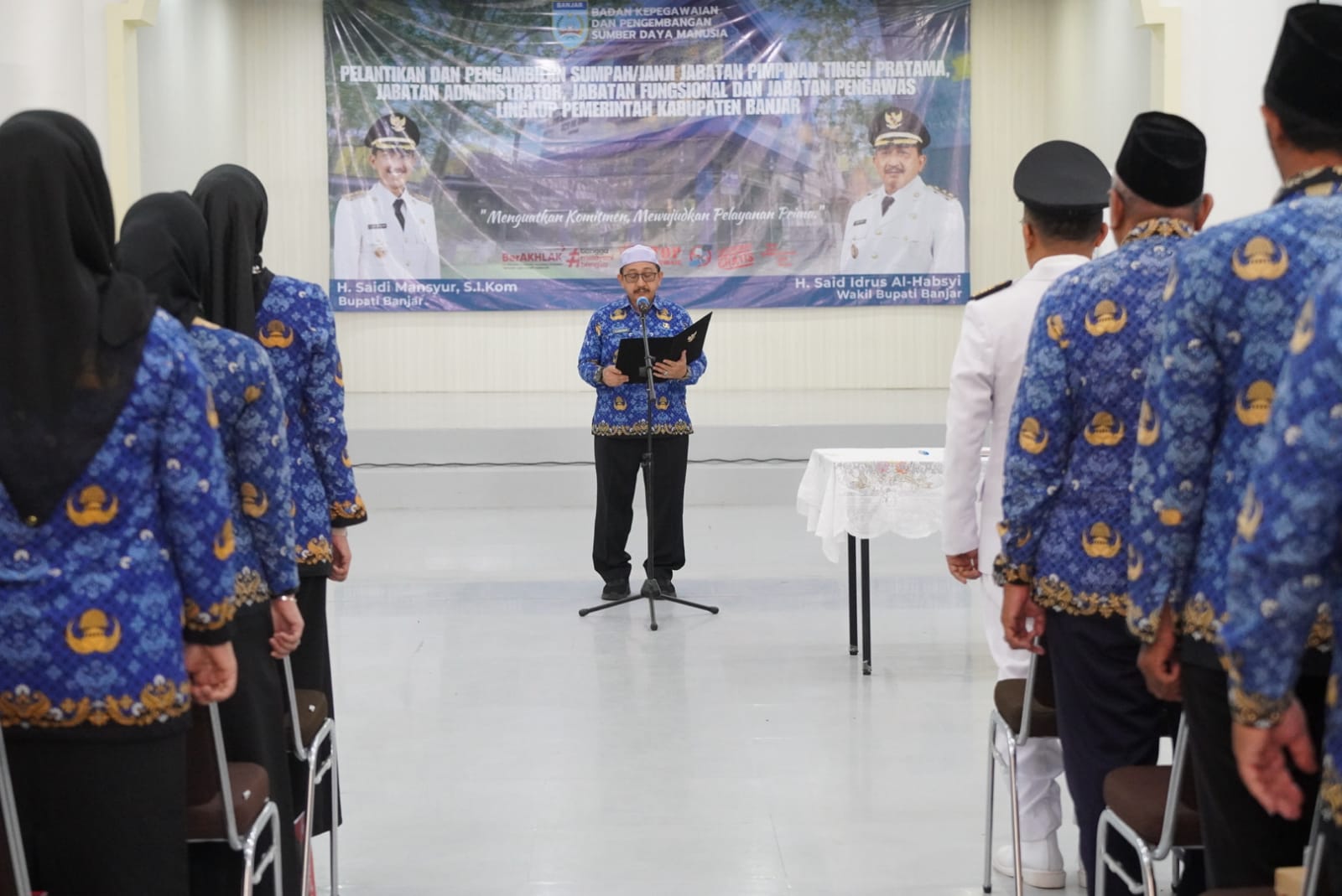 64 ASN Pemkab Banjar Dilantik, Wabup Habib Idrus Tekankan Peningkatan Pelayanan Masyarakat