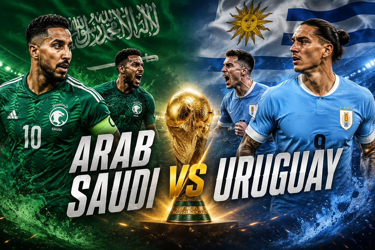 Prediksi Skor Hasil Arab Saudi vs Uruguay Piala Dunia 2026 Selasa Pagi, Misi Menjaga Asia