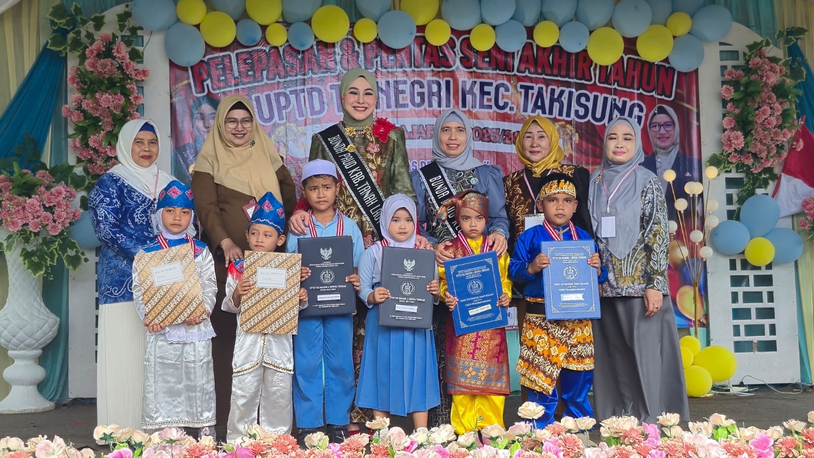 elepasan dan Pentas Seni Akhir Tahun UPTD TK Negeri se-Kecamatan Takisung