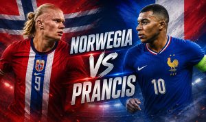 Pertandingan Norwegia yang diperkuat Erling Haaland kontra Prancis yang memiliki Kylian Mbappe berlangsung Sabtu (27/6/2026) dinihari WIB. (wartabanjar.com/ist olah AI)