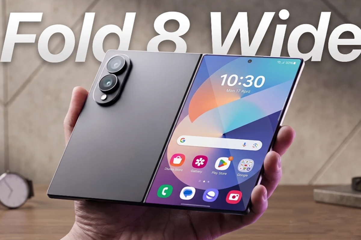 Bocoran tampang Samsung Galaxy Z Fold 8 Wide