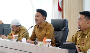 Bupati Banjar H Saidi Mansyur di Aula Barakat,