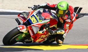 Cal Crutchlow, saat tampil di MotoGP Jerman 2026.
