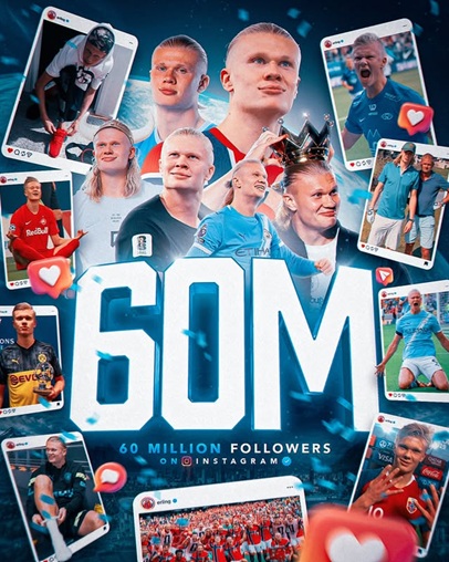 Erling Haaland Makin Terkenal, Jumlah Pengikut Instagramnya Melonjak Hingga 60 Juta Selama Piala Dunia 2026