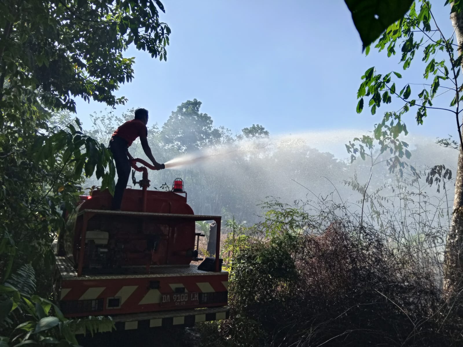 Satu Hektare Lahan Terbakar di Batu Ampar Tanah Laut, Damkar Imbau Warga Waspada Potensi Kebakaran Hutan