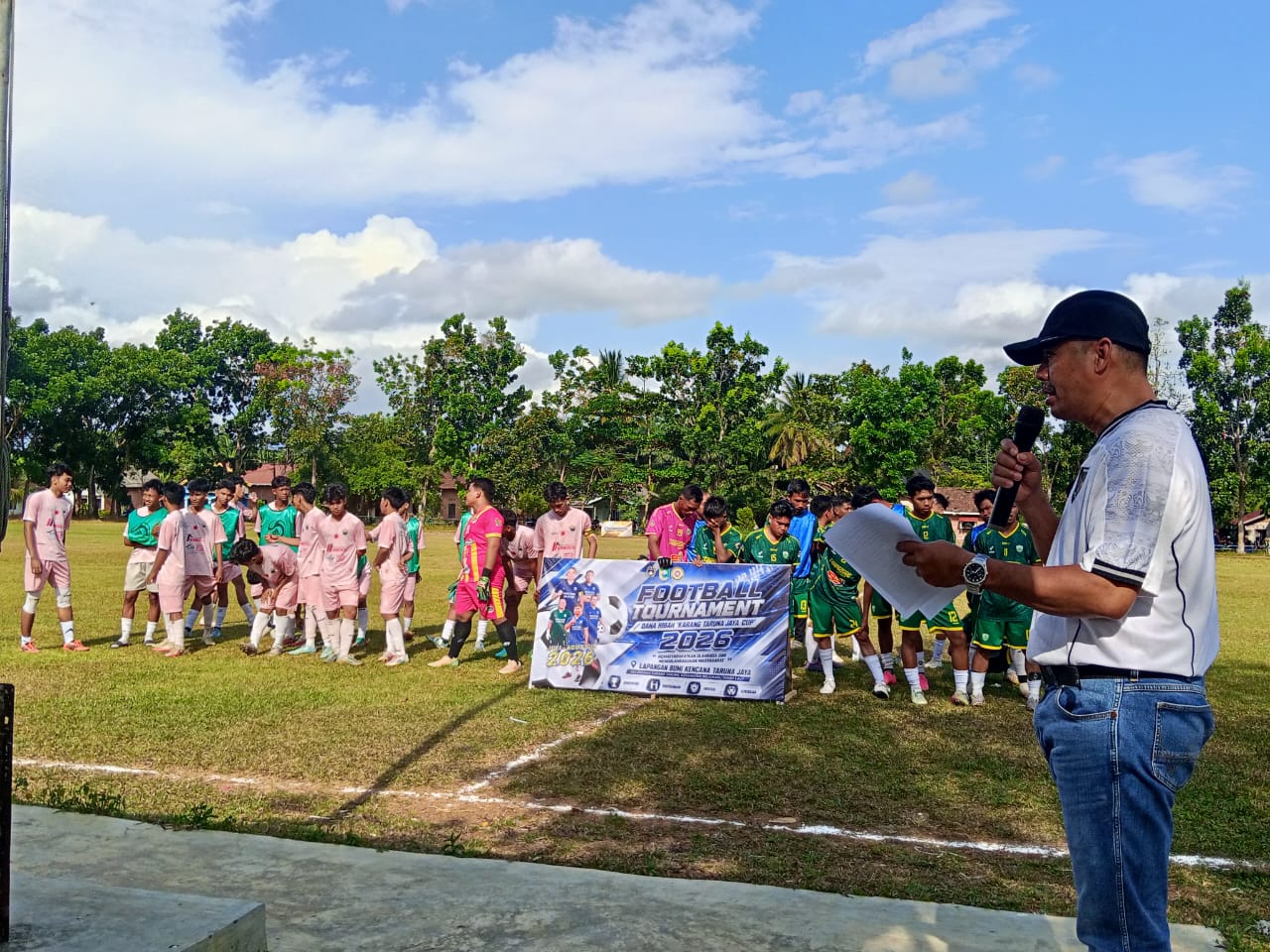 Didukung Hibah Pemkab Tanah Laut, Turnamen Karang Taruna Jaya Cup 2026 Resmi Dimulai