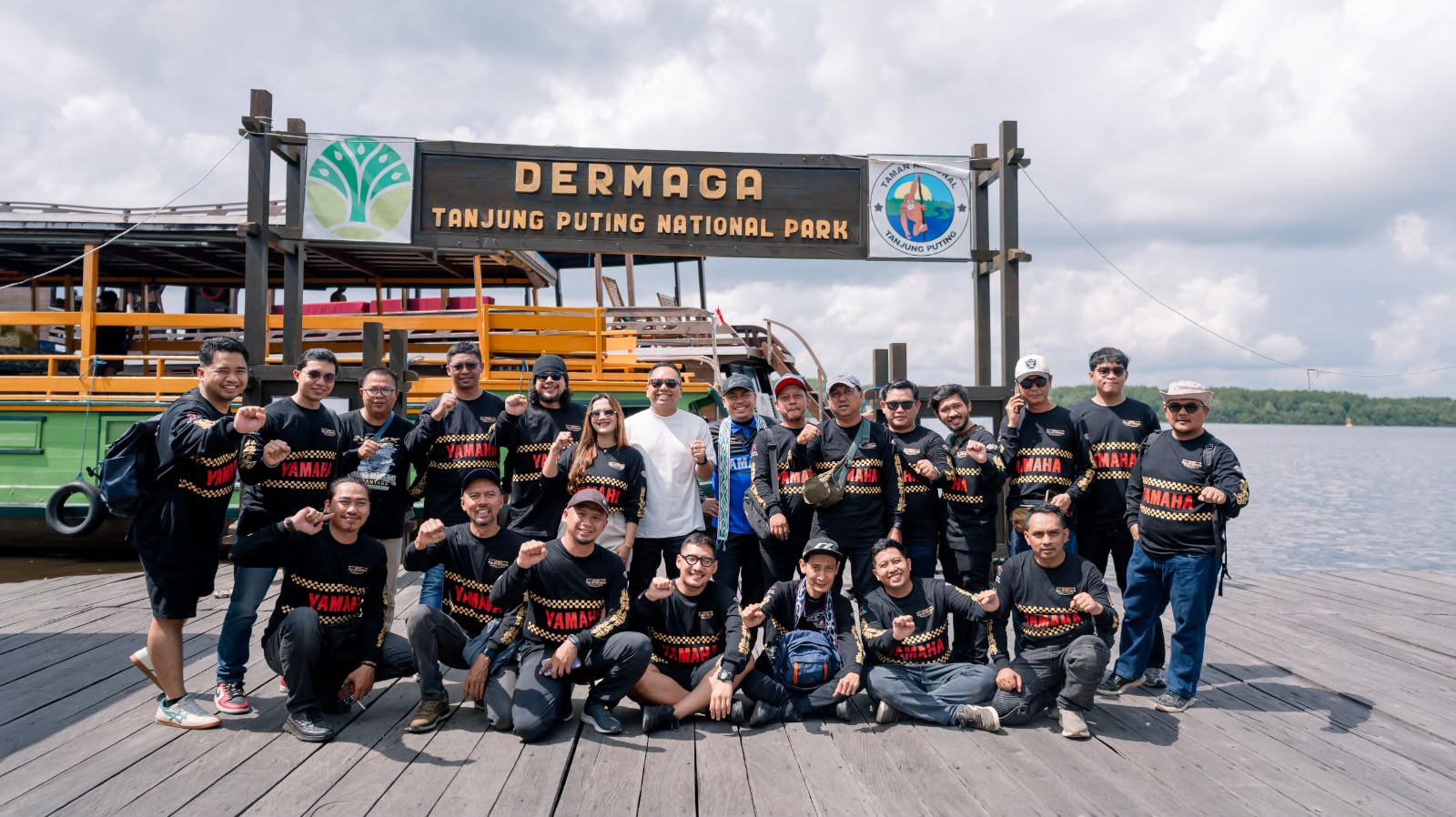 Jelajahi Tanjung Puting, Peserta Yamaha Maxi Tour Boemi Nusantara Rasakan Sensasi Bertemu Orangutan