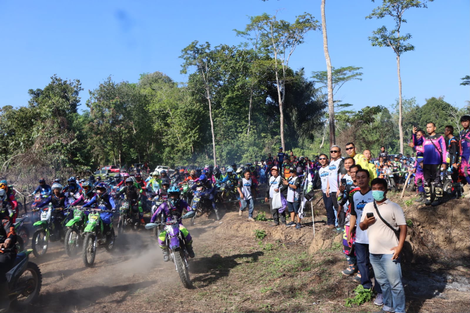 Explore Meratus #6 HST Diikuti 516 Rider, Polres HST Promosikan Wisata Pegunungan Meratus
