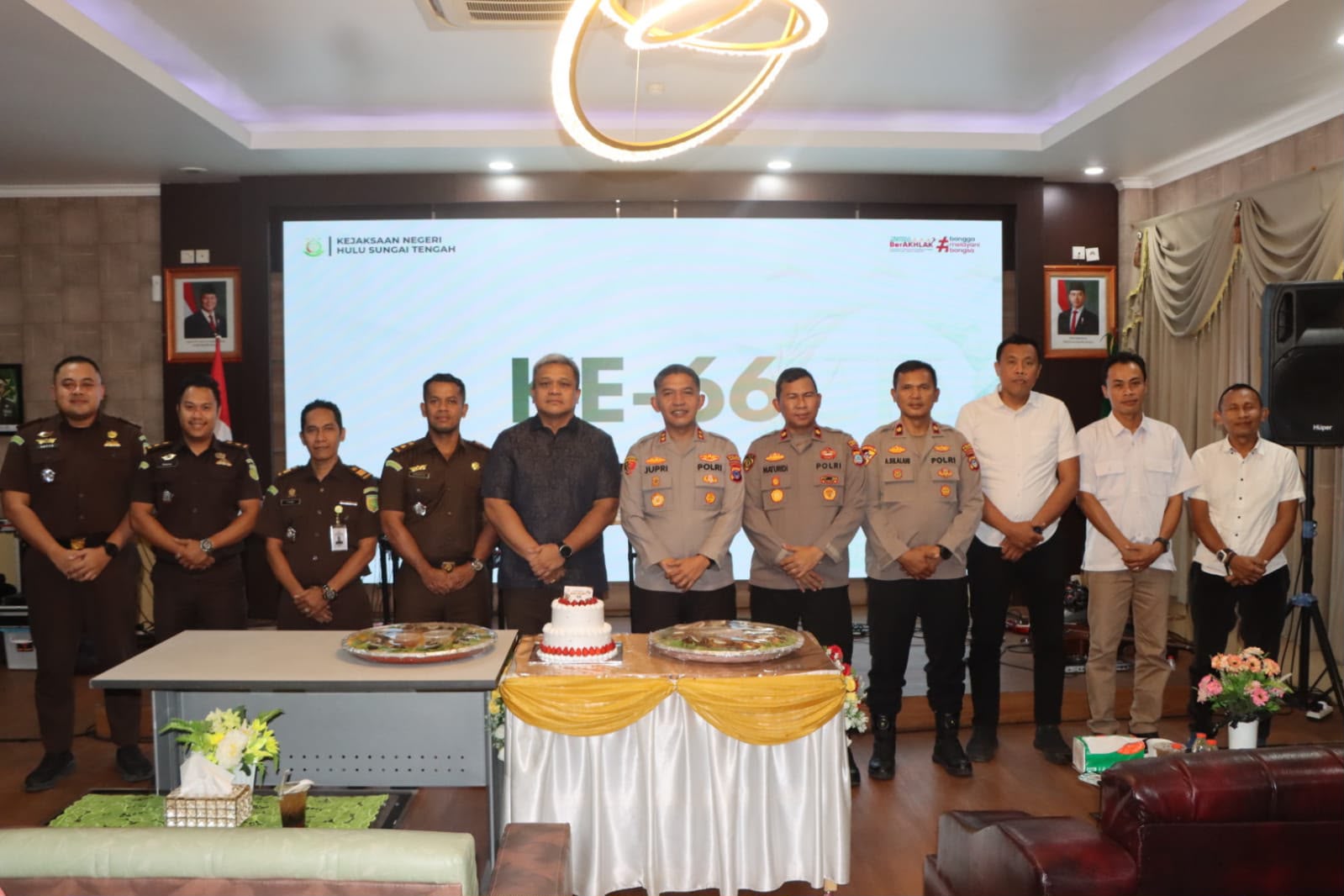 Hari Bhakti Adhyaksa ke-66, Polres HST dan Kejari Perkuat Sinergi Penegakan Hukum