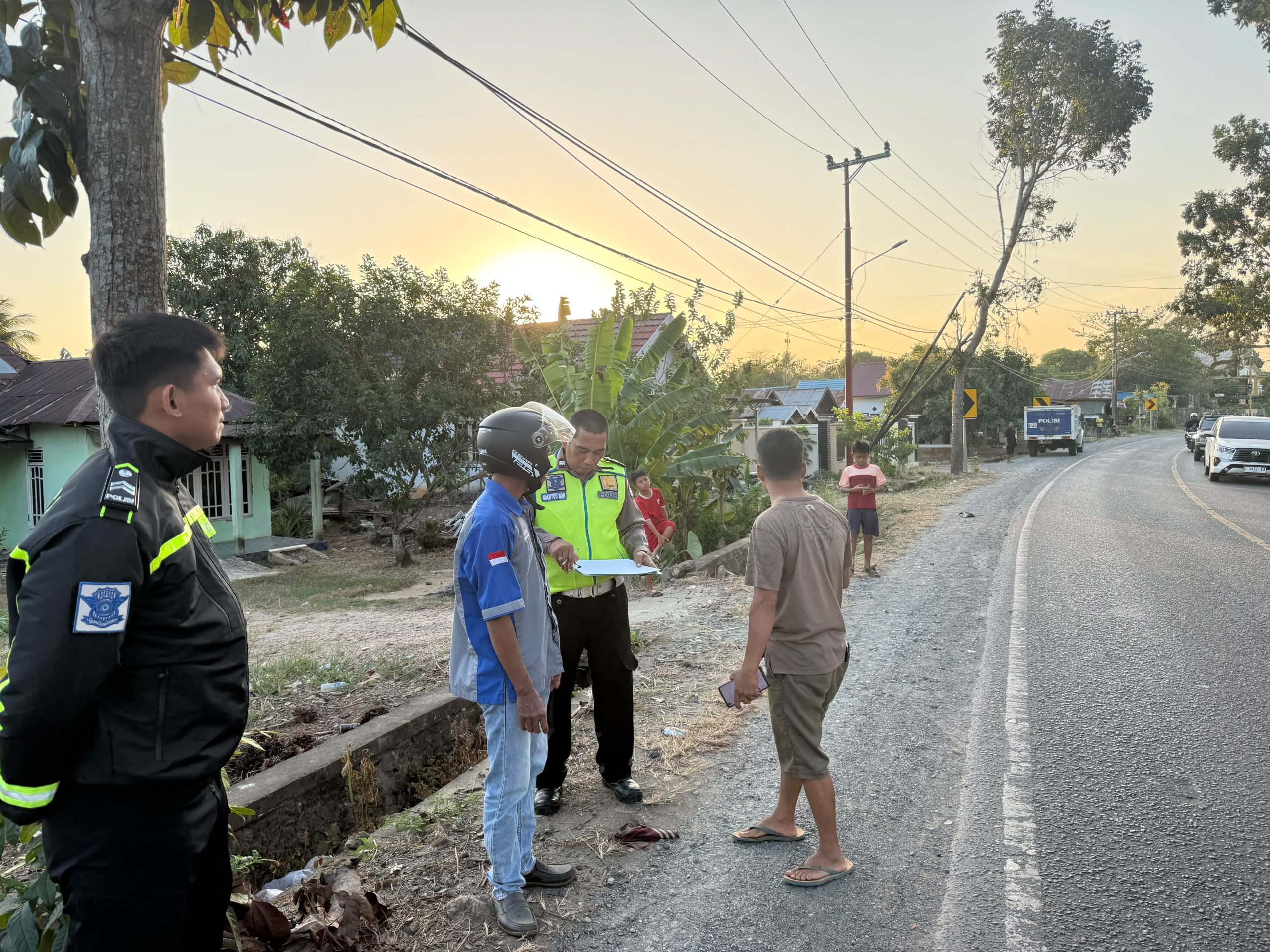 Satlantas Polres Tanah Laut Ringkus Pengemudi Pikap, Tabrak Lari Pemotor hingga Tewas di Tambang Ulang