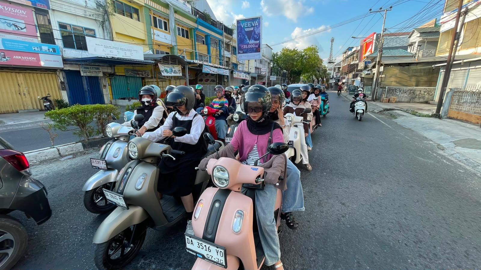 Even FOMO Yamaha  di Banjarmasin Ajak Pecinta FAZZIO Hybrid Rolling City Hingga Flower Ballon Bouquet Class