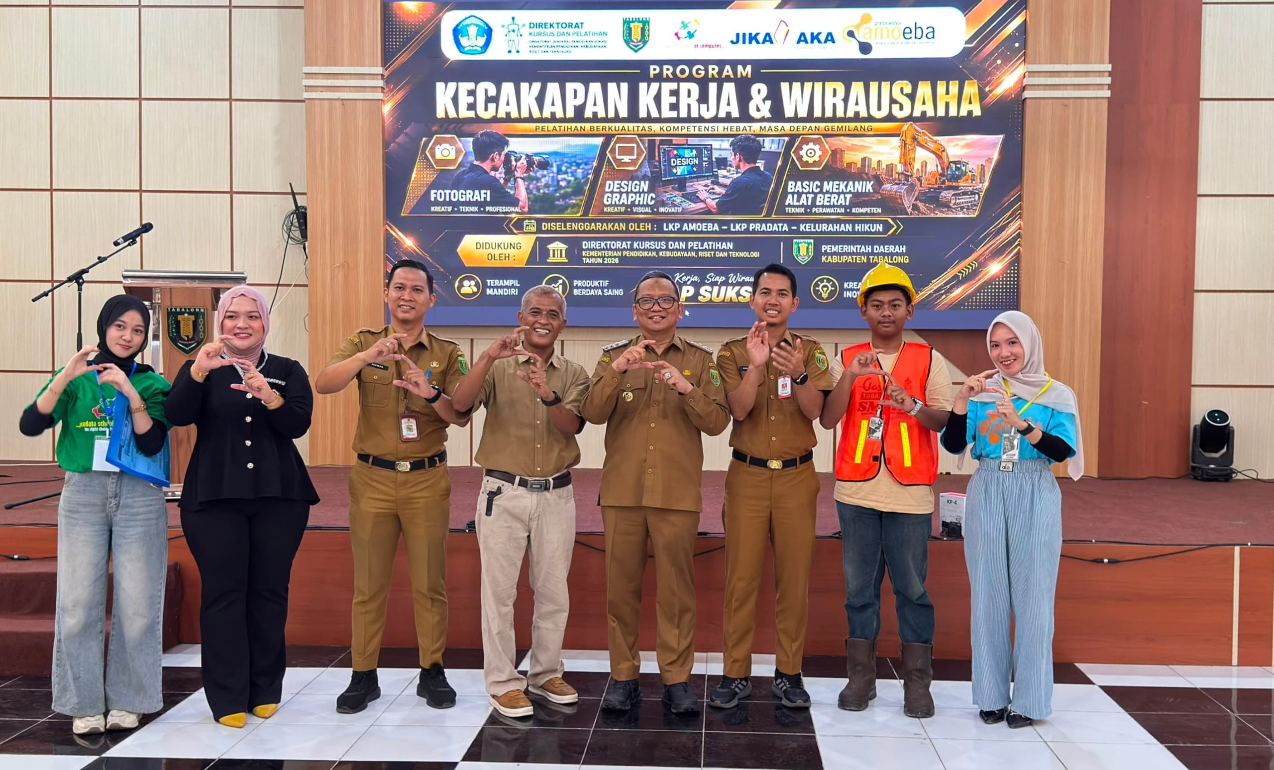 Jikamaka Gelar Pelatihan Kecakapan Kerja, Bupati Tabalong Dukung Target 15 Ribu Tenaga Terampil