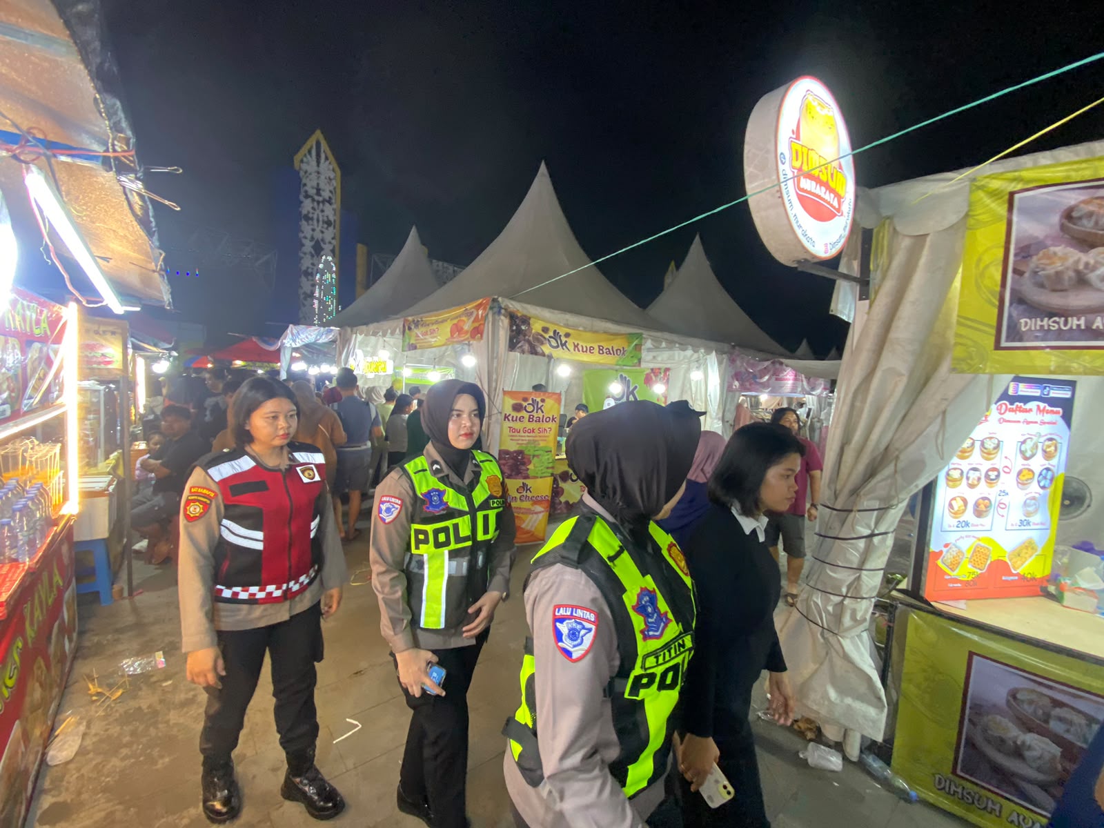 Polres Tabalong Amankan Bazar UMKM Kreatif Tabalong Smart 2026, Pengunjung Diimbau Jaga Ketertiban