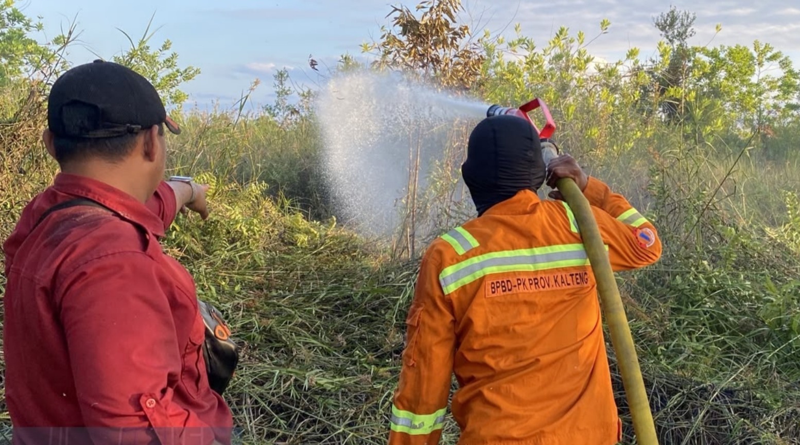 Kabut Asap Karhutla di Tumbang Nusa Mulai Ancam Jalur Banjarmasin-Palangka Raya Kalteng