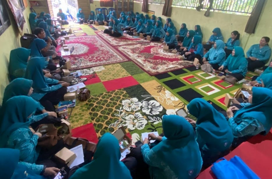 BNNK Tabalong Ajak PKK Tanta Hulu Perkuat Ketahanan Keluarga Cegah Penyalahgunaan Narkoba