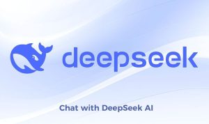Logo aplikasi AI asal China, DeepSeek