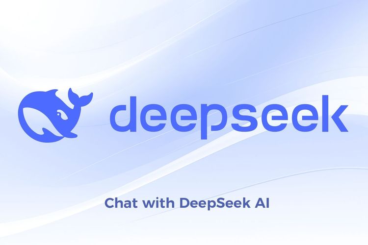 Logo aplikasi AI asal China, DeepSeek
