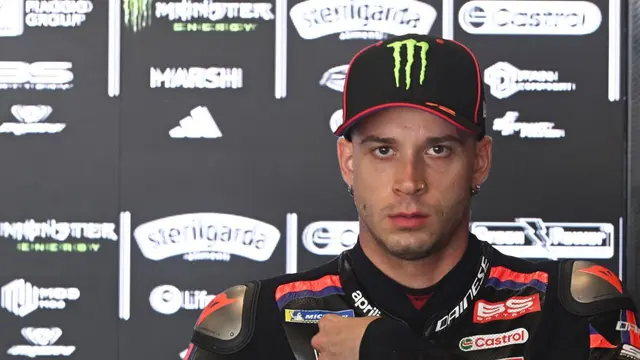 Marco Bezzecchi dari tim Aprilia Racing