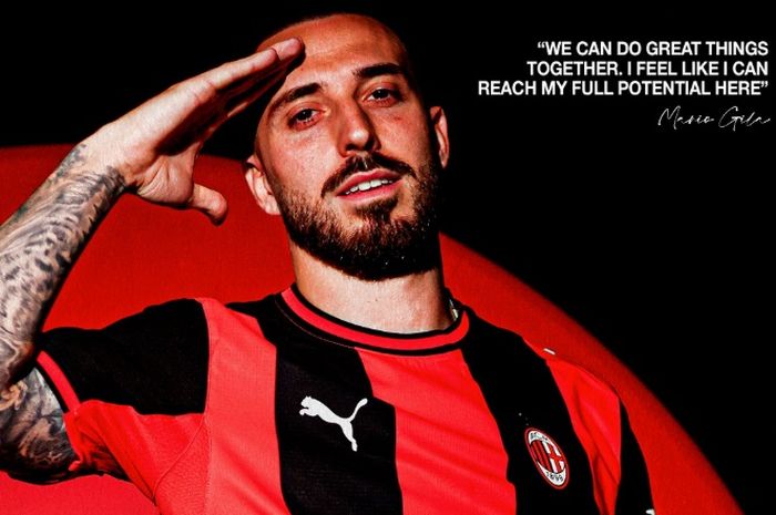 Tak Peduli Liga Champions, Mario Merasa Mendapat Keluarga Baru di AC Milan
