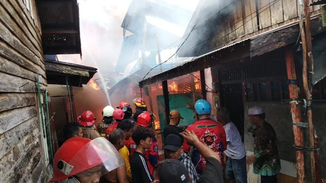 Siswa MTs Darul Ulum Palangka Raya Tak Bisa Langsung Belajar di Hari Pertama Masuk Sekolah Akibat Kebakaran