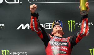 Pembalap Ducati Lenovo, Marc Marquez. (MotoGP)