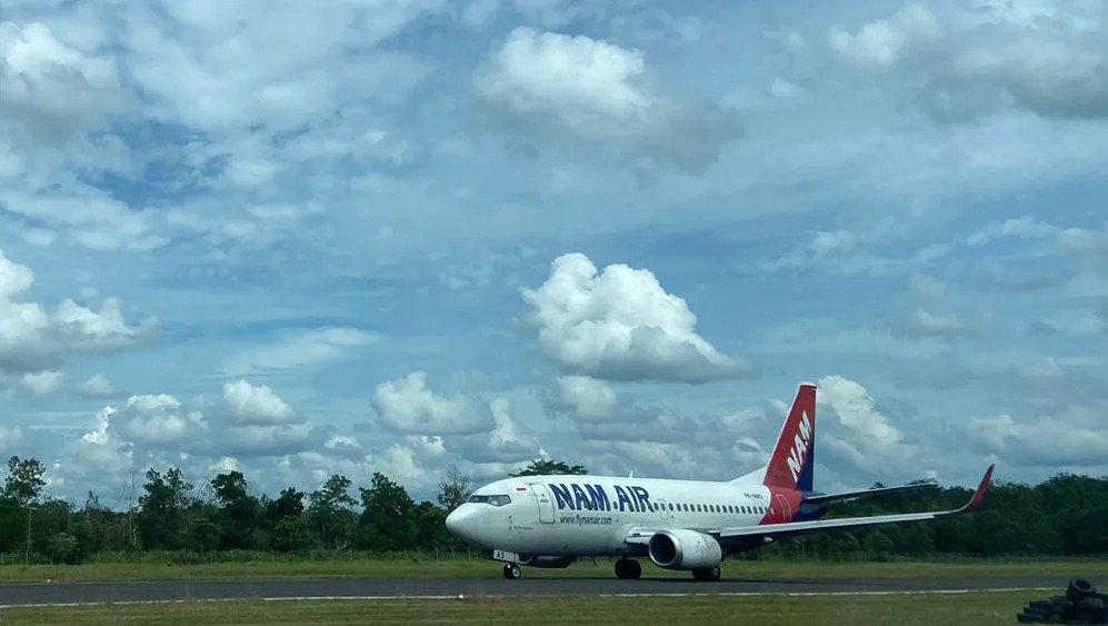 NAM Air Hentikan Penerbangan Sampit-Jakarta, Dishub Kotim Lirik TransNusa dan Pelita Air