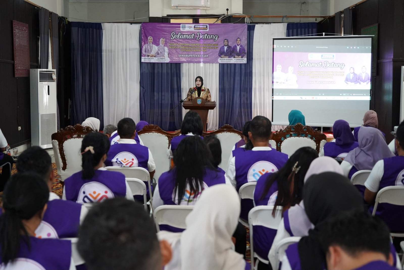 Posyandu Kabupaten Banjar menyambut TP Posyandu Kabupaten Pulang Pisau