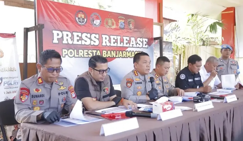 Tantangan Berkelahi Berujung Penusukan, Pria di Sungai Miai Banjarmasin Diamankan Polisi