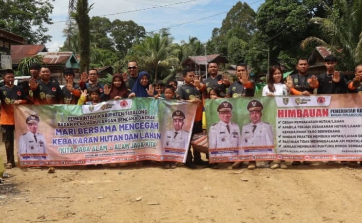 Sosialisasi Cegah Karhutla BPBD Tabalong