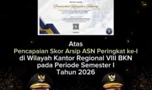 Tabalong Raih Peringkat Pertama Arsip ASN Terbaik