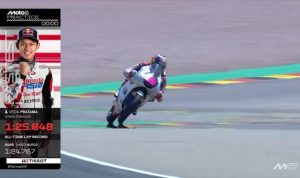 Veda Ega Pratama (9), saat beraksi di sesi practice kelas moto3 pada Grand Prix Jerman 2026--Twitter MotoGP @MotoGP