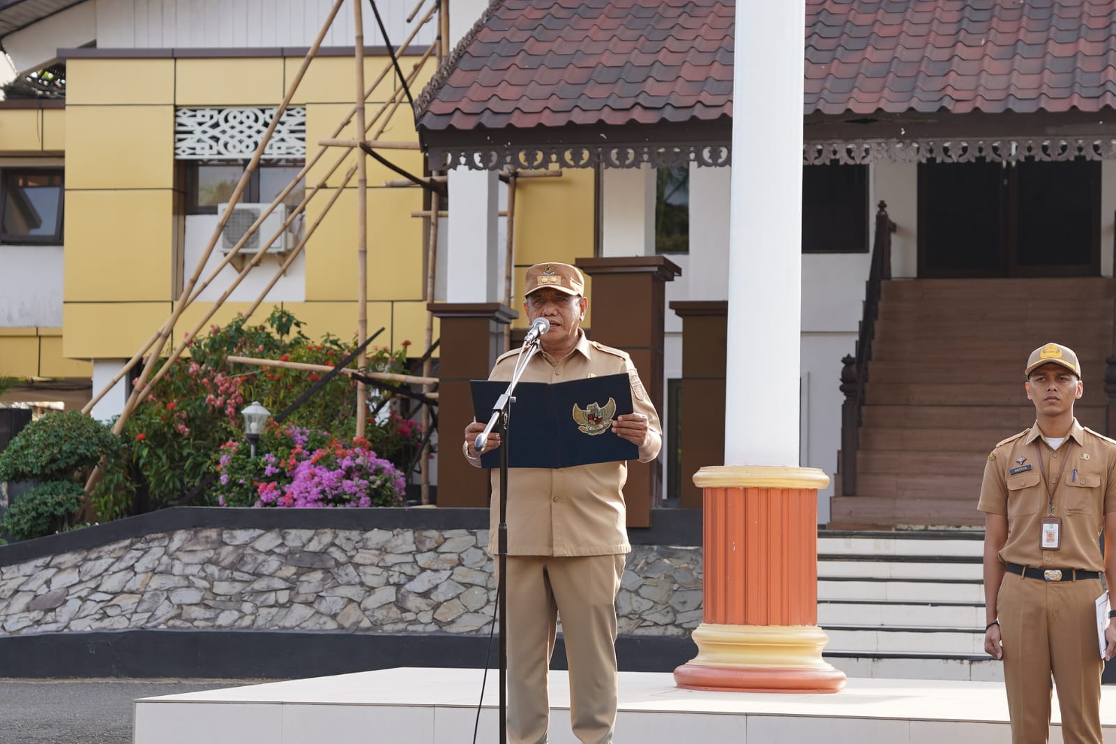 Wabup HM Zazuli Pimpin Apel Gabungan, Dorong Sinergi Perangkat Daerah Kabupaten Tanah Laut