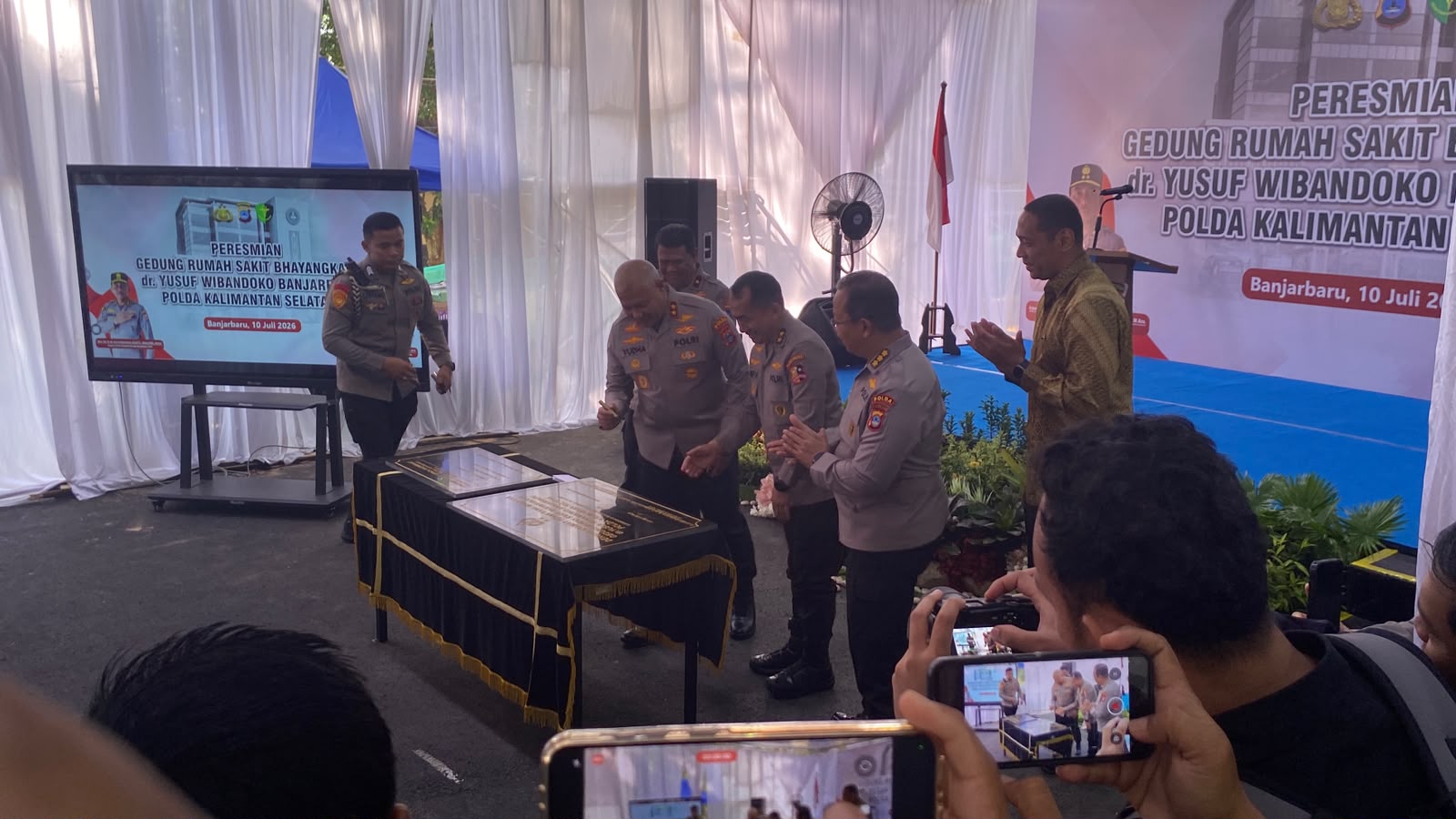 Penuhi Layanan Kesehatan dari Polri untuk Masyarakat, Rumah Sakit Bhayangkara dr. Yusuf Wibandoko Diresmikan di Banjarbaru
