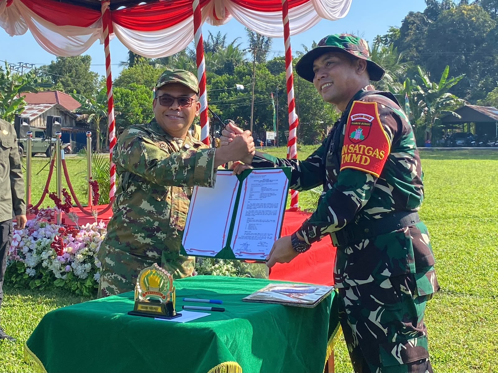 Pemkab HST Kucurkan Rp1,25 Miliar Dukung TMMD ke-129 Bangun Jalan hingga Rumah Warga di Desa Awang