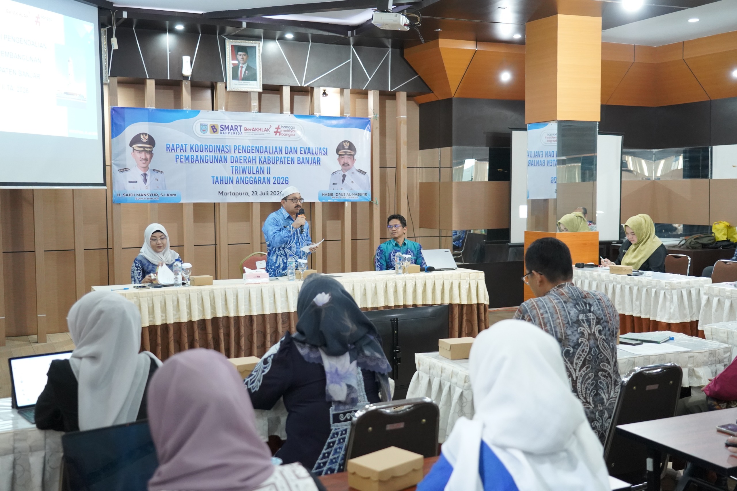 Gelar Rakor Pembangunan Kabupaten Banjar, Wabup Minta Perangkat Daerah Bergerak Lebih Cepat