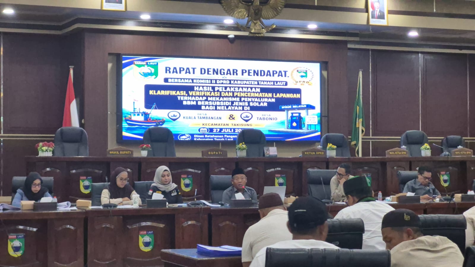 RDP Capai Kesepakatan, Penyaluran Solar Subsidi Nelayan Dua Desa di Tanah Laut Dipastikan Aman