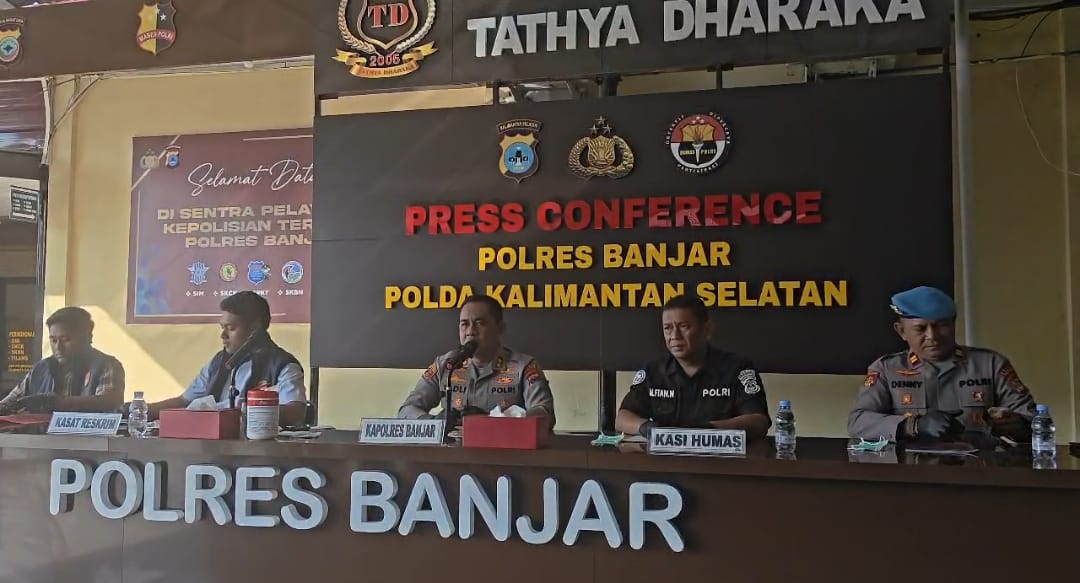 Polisi Ungkap Motif Pembunuhan di Sungai Pinang Banjar, Pelaku Rekayasa Seolah Korban Bunuh Diri