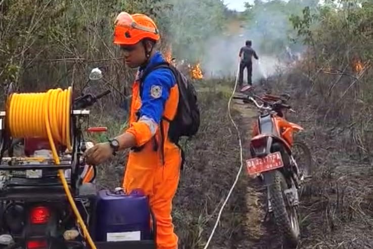 Karhutla di Area Perkantoran Pemprov Kalsel, 10 Hektare Lebih Lahan Terbakar di Banjarbaru
