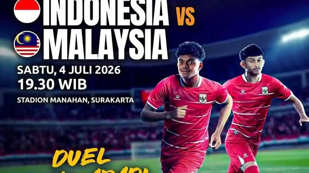Jadwal Live Hasil Timnas U17 Indonesia vs Malaysia Malam Ini, Ujian Pelatih Baru di Rivalitas Klasik
