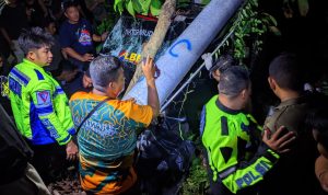 kecelakaan maut yang melibatkan sebuah mobil pikap di Jalan Lingkar Barabai