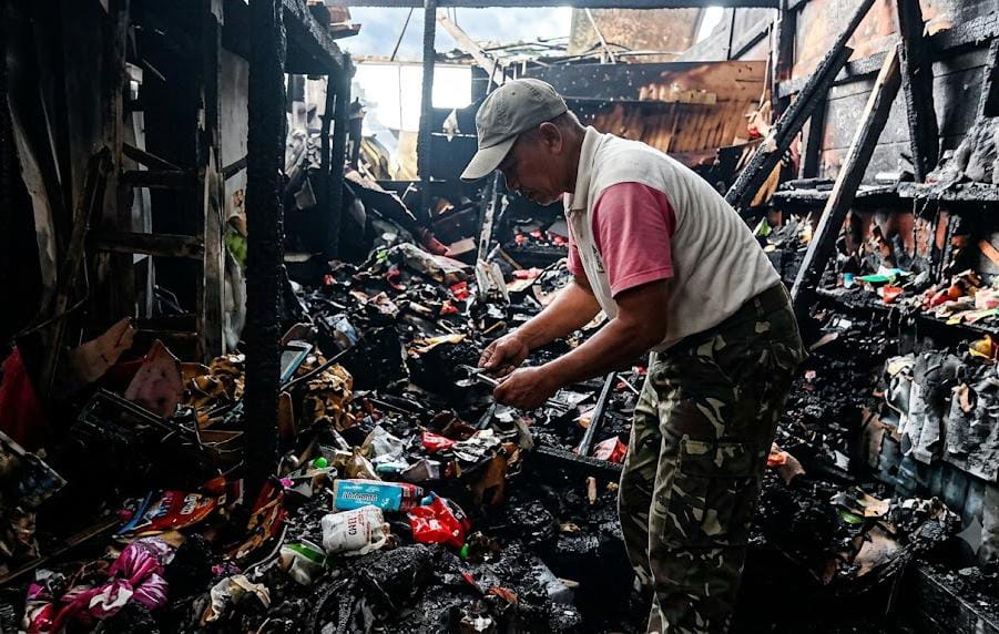 Pedagang Bingung Jualan Usai Kebakaran di Pasar Lima Banjarmasin, Perumda akan Gelar Pertemuan