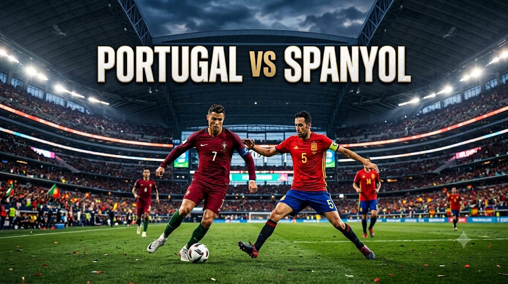 Hasil Portugal vs Spanyol 0-1: Selamat Jalan Ronaldo, Mikel Merino Pahlawan Matador
